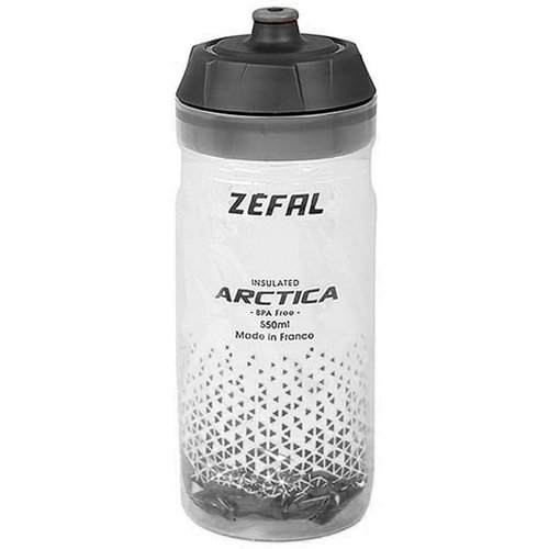Garrafa de Ciclismo Zefal Térmica Arctica Cinza 550ml