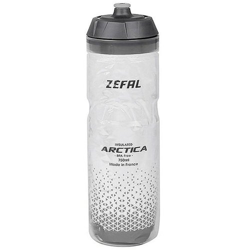 Garrafa de Ciclismo Zefal Térmica Arctica Cinza 750ml