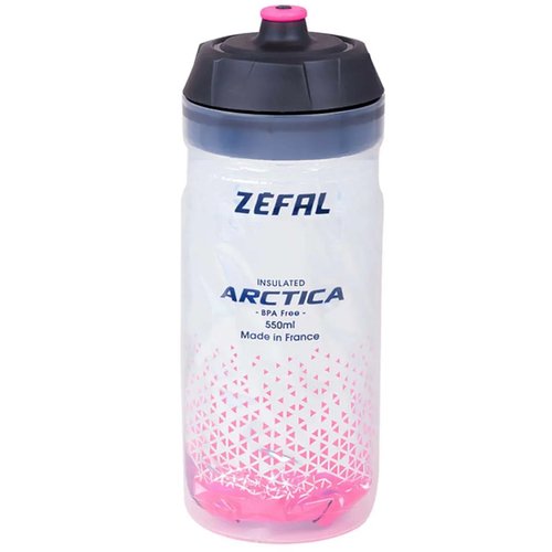 Garrafa de Ciclismo Zefal Térmica Arctica PRO Rosa 550ml