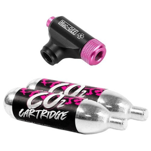 Gatilho Co2 Muc-Off Road com Válvula e Refil 16 gramas 2 Unidades