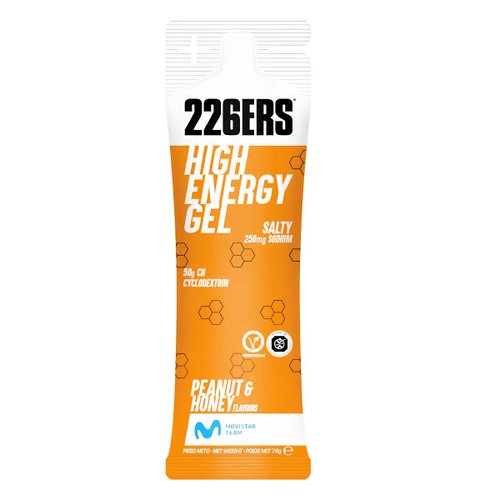 Gel Isotônico 226ERS High Energy 50 gr com Ciclodextrina Amendoim e Mel