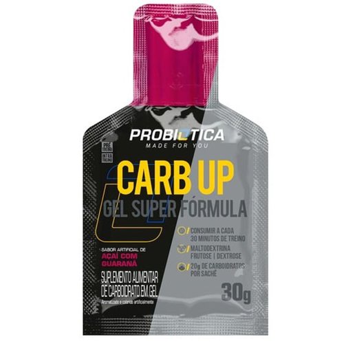 Gel Isotônico Probiotica Carb-Up Super Fórmula Acaí com Guaraná