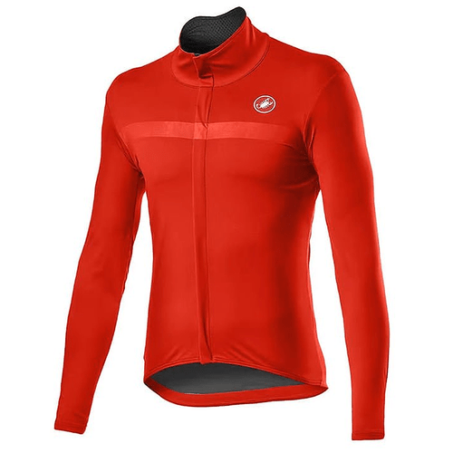 Jaqueta de Ciclismo Castelli Goccia Laranja