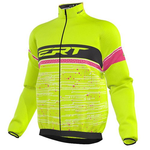 Jaqueta de Ciclismo Corta Vento ERT Team Amarela