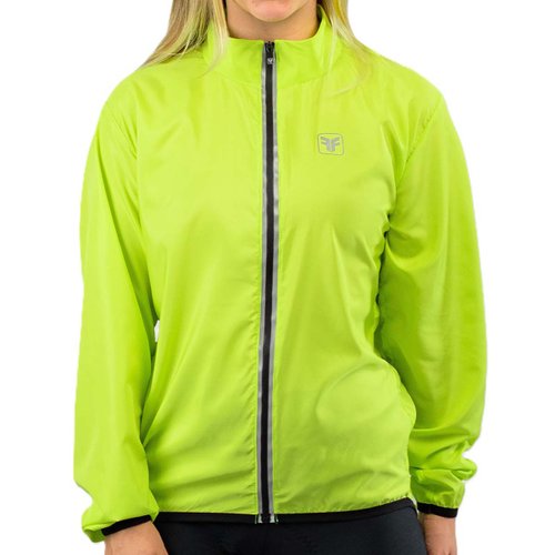 Jaqueta de Ciclismo Corta Vento Free Force Classic Feminina Verde
