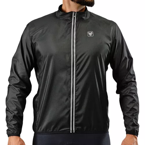 Jaqueta de Ciclismo Corta Vento Free Force Classic Preto