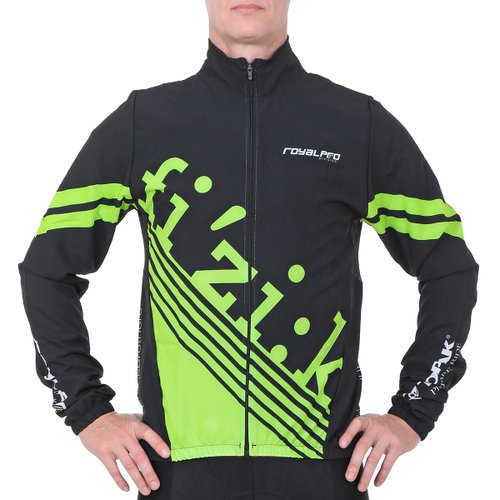 Jaqueta de Ciclismo Corta Vento Marcio May Fizik Preta