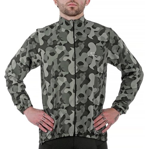 Jaqueta de Ciclismo Corta Vento Marcio May Race Camuflada