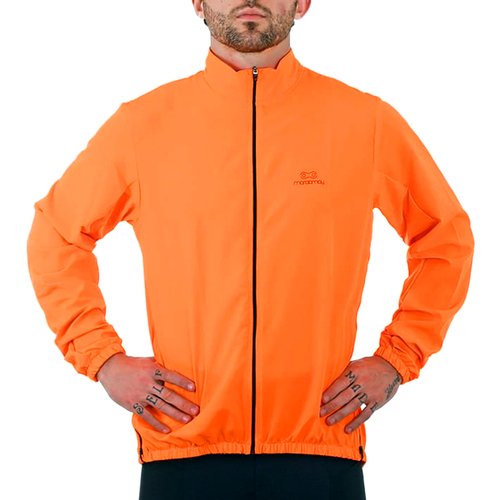Jaqueta de Ciclismo Corta Vento Marcio May Race Laranja