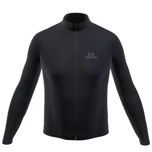 Jaqueta de Ciclismo Corta Vento Marcio May Slim Ellegance Preta