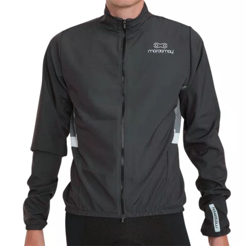 Jaqueta de Ciclismo Corta Vento Marcio May Sport Cinza