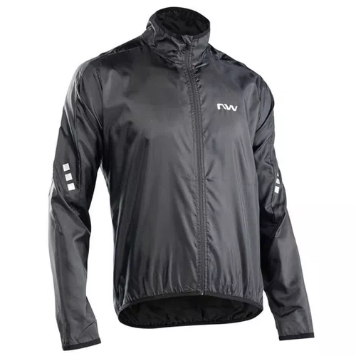 Jaqueta de Ciclismo Corta Vento Northwave Vortex 2 Preta