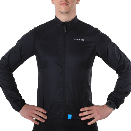 Jaqueta de Ciclismo Corta Vento Shimano Compact Windbreaker Preta