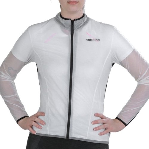 Jaqueta de Ciclismo Corta Vento Shimano Sumire Feminina Branca