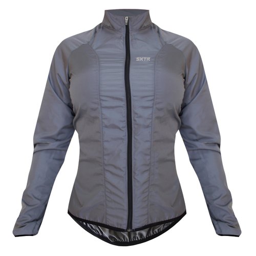 Jaqueta de Ciclismo Corta Vento SportXtreme Comfort Feminina Cinza