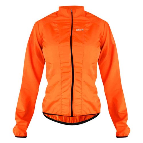 Jaqueta de Ciclismo Corta Vento SportXtreme Comfort Feminina Laranja