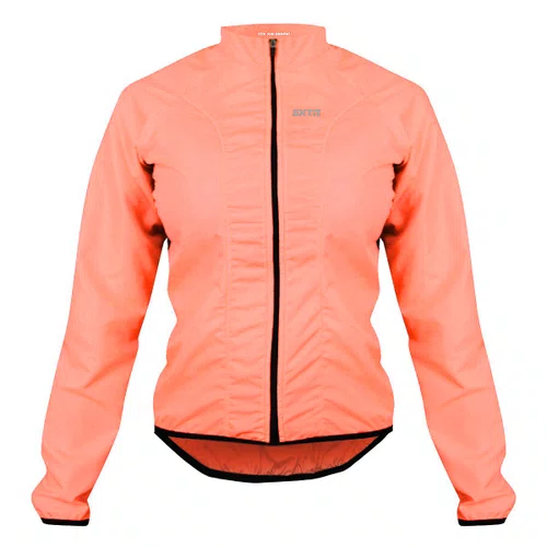 Jaqueta de Ciclismo Corta Vento SportXtreme Comfort Feminina Salmão