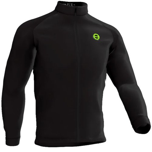 Jaqueta de Ciclismo ERT Inverno Preta