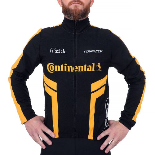 Jaqueta de Ciclismo Marcio May Corta Vento Continental Preta