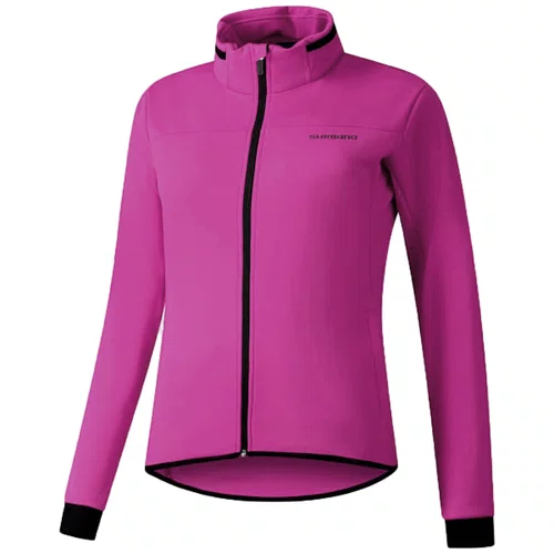 Jaqueta de Ciclismo Shimano Nagano Inverno Feminino Rosa