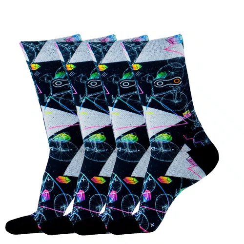 Kit 2 Pares de Meia de Ciclismo Marcio May Funny Universe