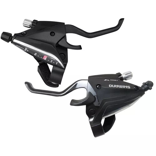 Kit Alavanca Câmbio de Bicicleta Shimano ST-EF65 + ST-EF500 24 vel