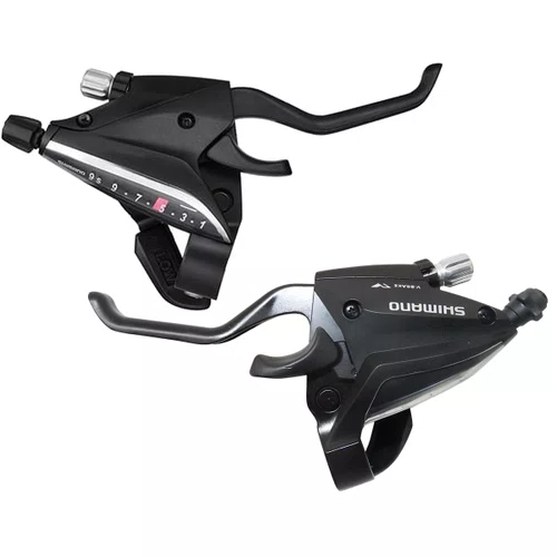 Kit Alavanca Câmbio de Bicicleta Shimano ST-EF65 + ST-EF500 27 vel