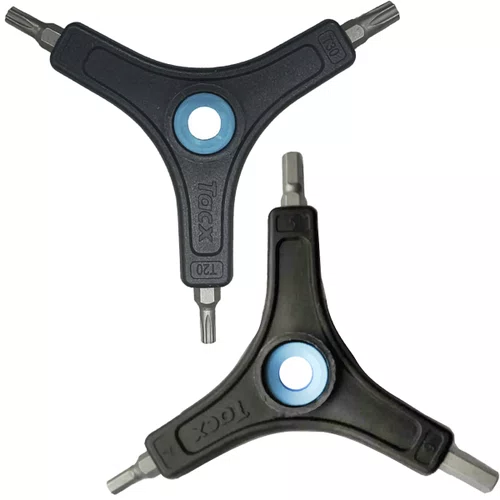 Kit Chave Tacx Torx Tipo T20, T25 e T30 + Chave Allen 4, 5 e 6 mm Kit Chave Tacx Torx Tipo T20, T25 e T30 + Chave Allen 4, 5 e 6 mm