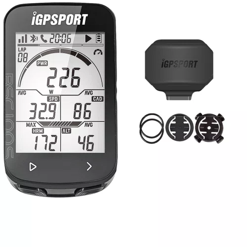 Kit Ciclocomputador com GPS Igpsport BSC100S + Sensor de Velocidade