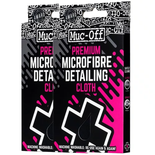 Kit Flanela Microfibra Muc-Off Premium Detailing Cloth 2 Unidades