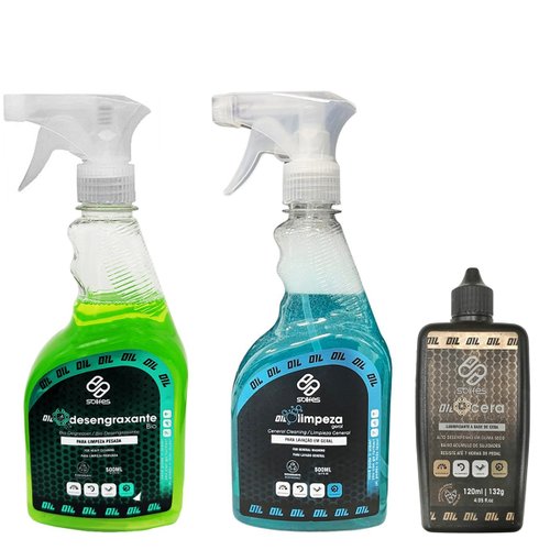 Kit Limpeza de Bicicleta Solifes Cleaning III