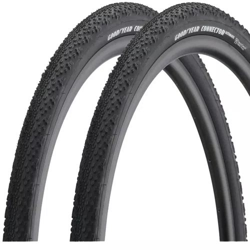 Kit Pneu de Bicicleta Gravel Goodyear Connector Ultimate 700X45 Tubeless 2 Unidades