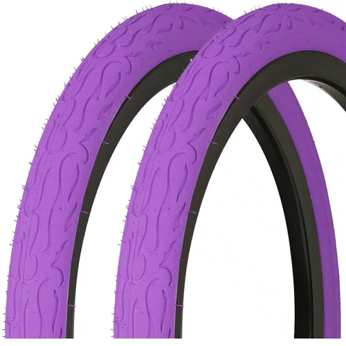 Kit Pneu de Bicicleta Paco GTA Flame 26x2.125 Roxo 2 Unidades