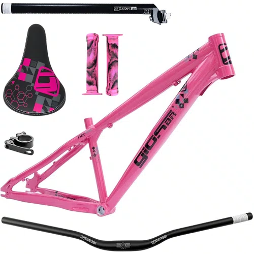 Kit Quadro de Bicicleta Gios FRX Evo + Selim Gios + Manopla Gios + Guidão Gios + Canote de selim Gios