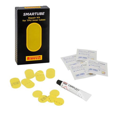 Remendo para Câmara Ar Pirelli Smartube Patch com 10 Remendos e Cola