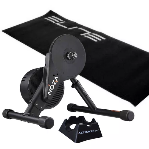 Kit Rolo de Treinamento Xplova Noza Interativo + Tapete Elite + Suporte de Roda