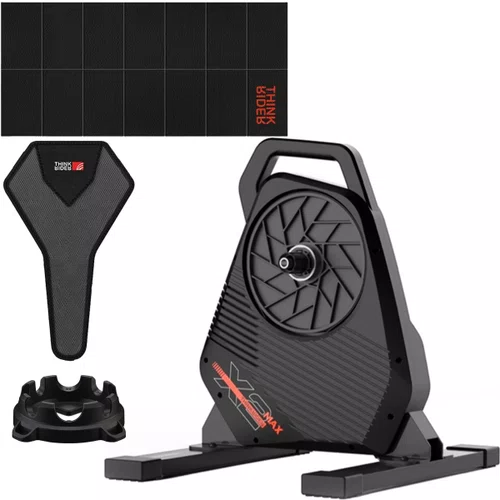 Kit Rolo de Treino ThinkRider X2-Max Smart + Tapete + Protetor de Suor + Suporte de Roda