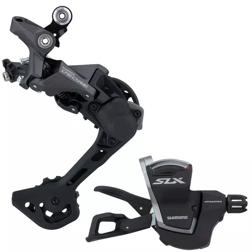 Kit Upgrade Câmbio Traseiro Shimano Deore M5120 + Alavancas Shimano SLX M7000 11 vel