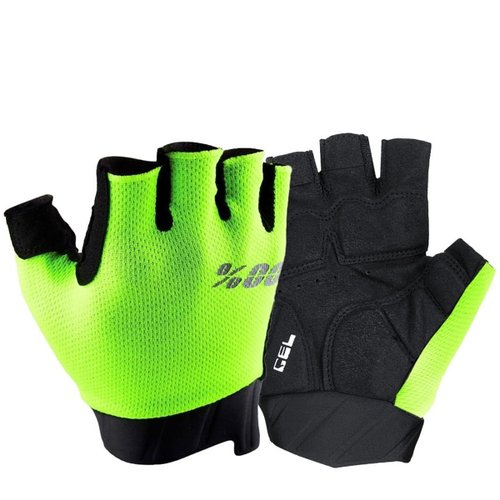 Luva de Ciclismo 100% Exceeda Gel Amarela