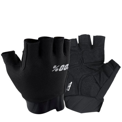 Luva de Ciclismo 100% Exceeda Gel Preta