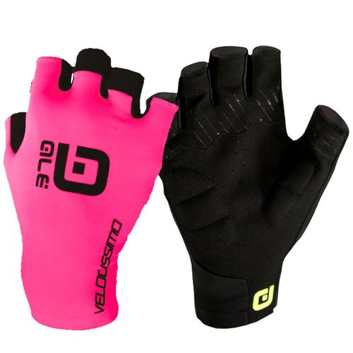 Luva de Ciclismo ALÉ Velocissimo Feminina Rosa