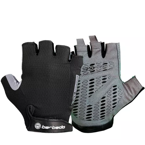 Luva de Ciclismo Barbedo Pro Grip Preta