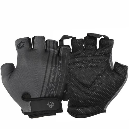 Luva de Ciclismo Bike Prime Racing Cinza