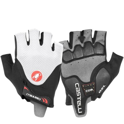 Luva de Ciclismo Castelli Arenberg Gel 2 Branca