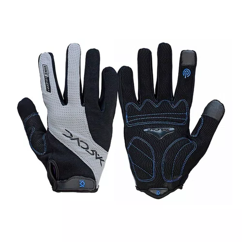 Luva de Ciclismo Dvorak Concept Gel Touch Preta e Azul