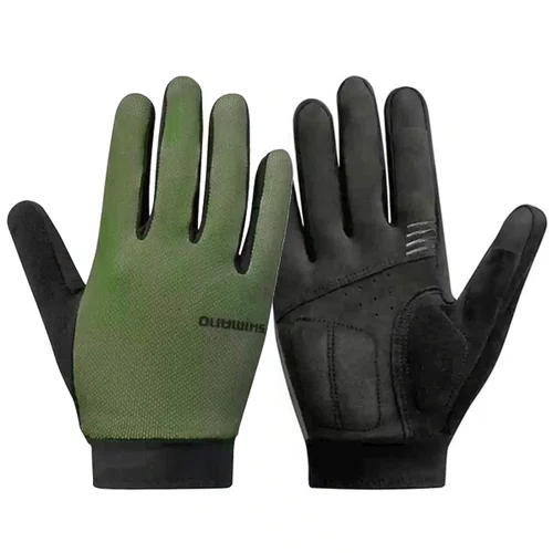 Luva de Ciclismo Shimano Explorer Verde