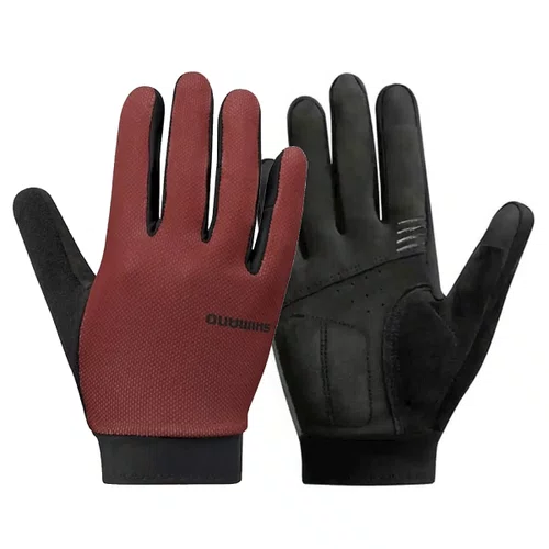 Luva de Ciclismo Shimano Explorer Vermelha