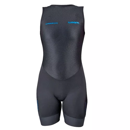 Macaquinho de Triathlon Woom Carbon Exo Feminino Preto