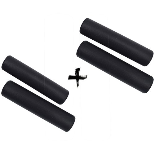 Manopla de Bicicleta Dvorak Silicone Ultragrip Preta 2 Unidades