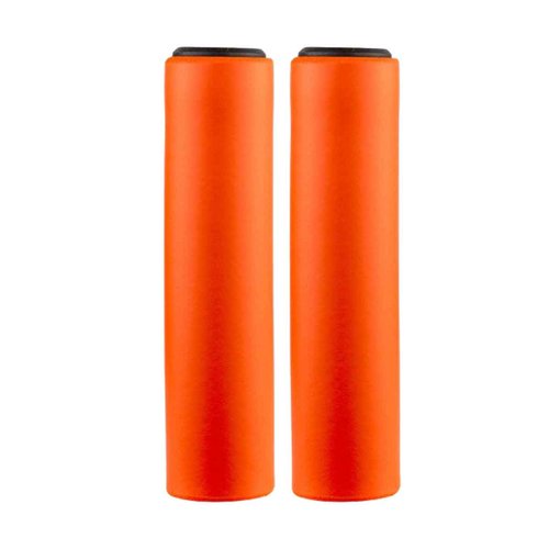 Manopla de Bicicleta Rontek 130mm Comfort Laranja